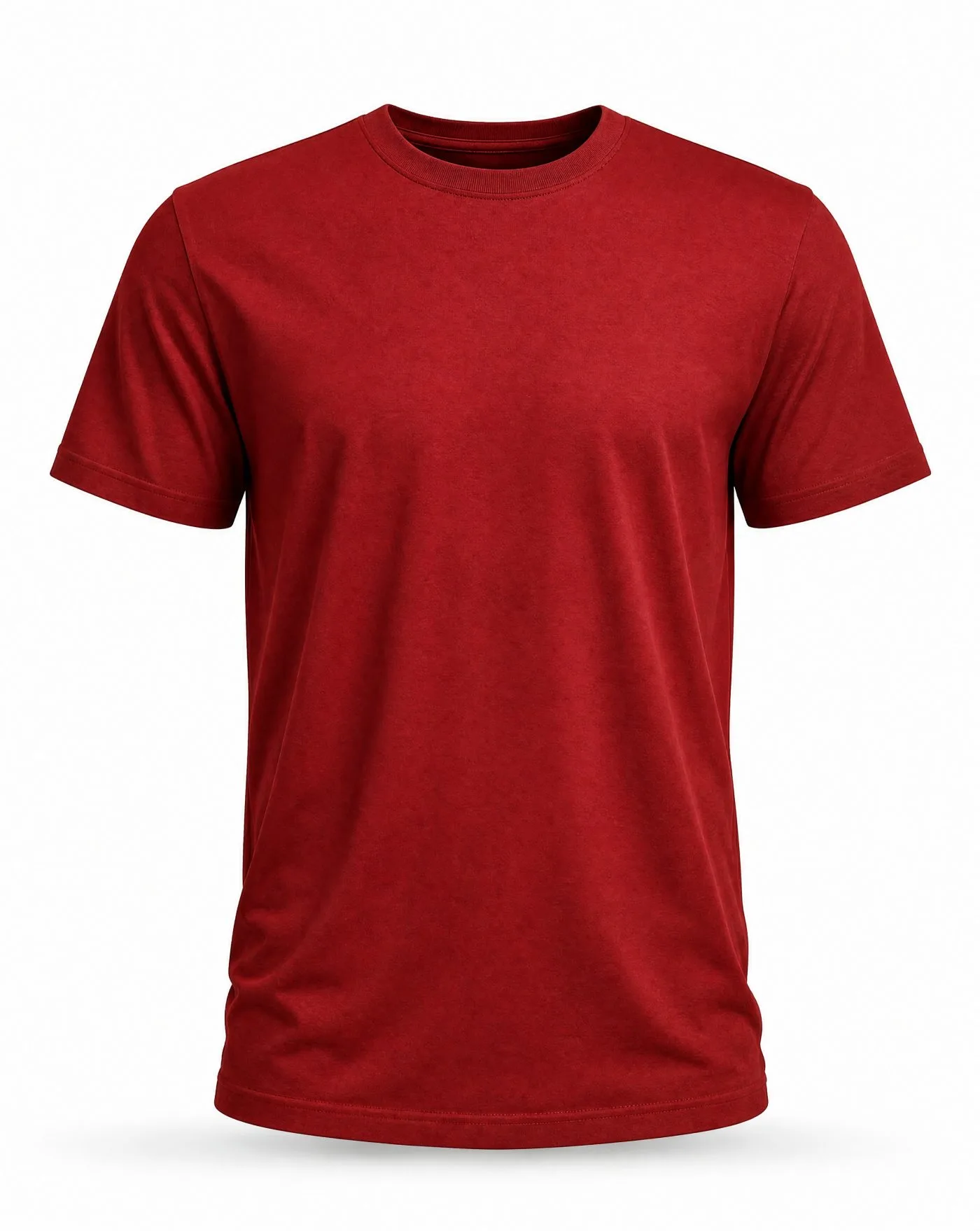 Crimson Essential Tee — VAUDRE