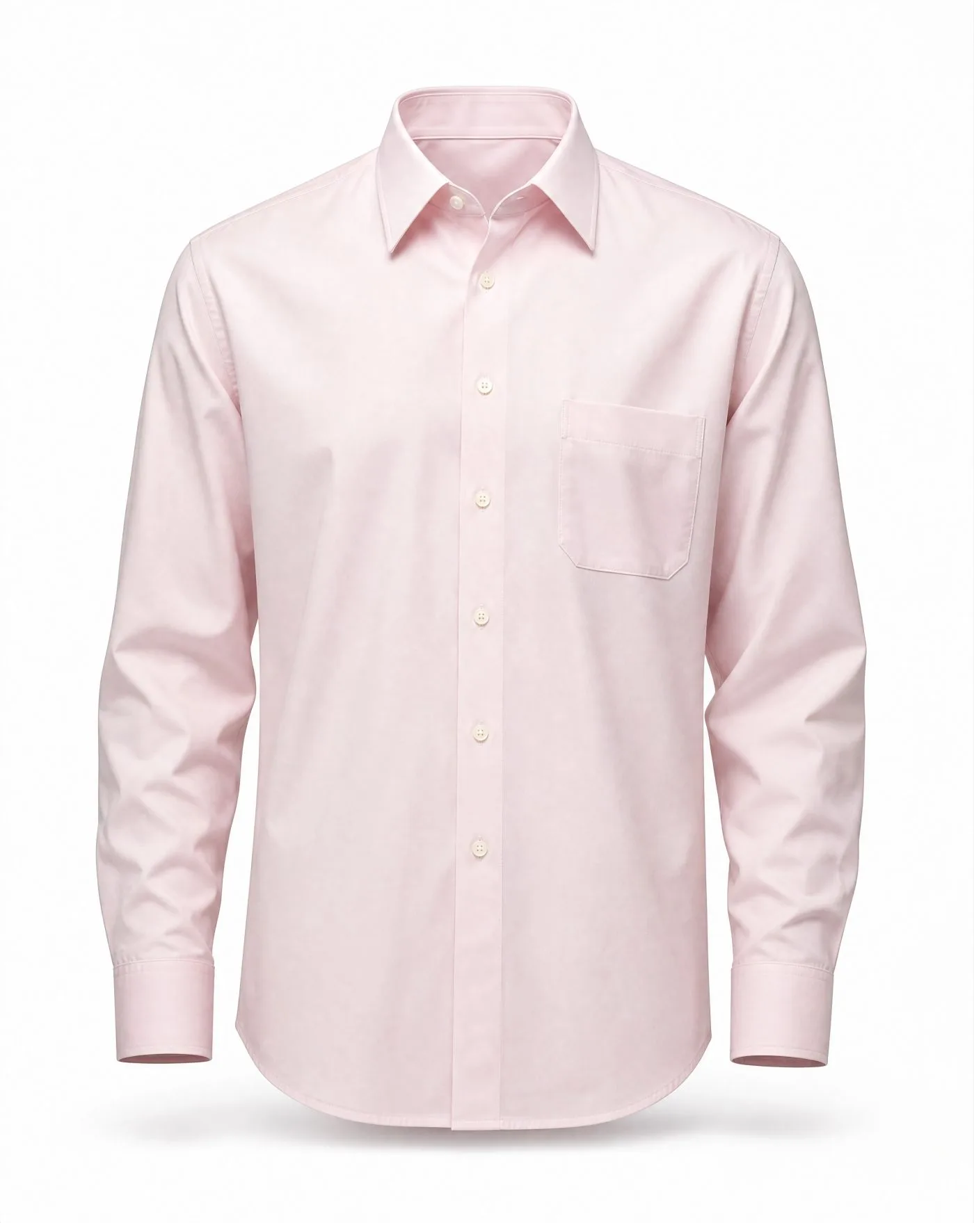Blush Pink Formal Shirt — VAUDRE