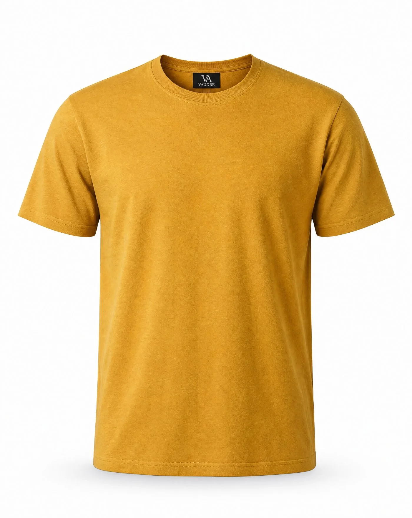 Mustard Gold Essential Tee — VAUDRE