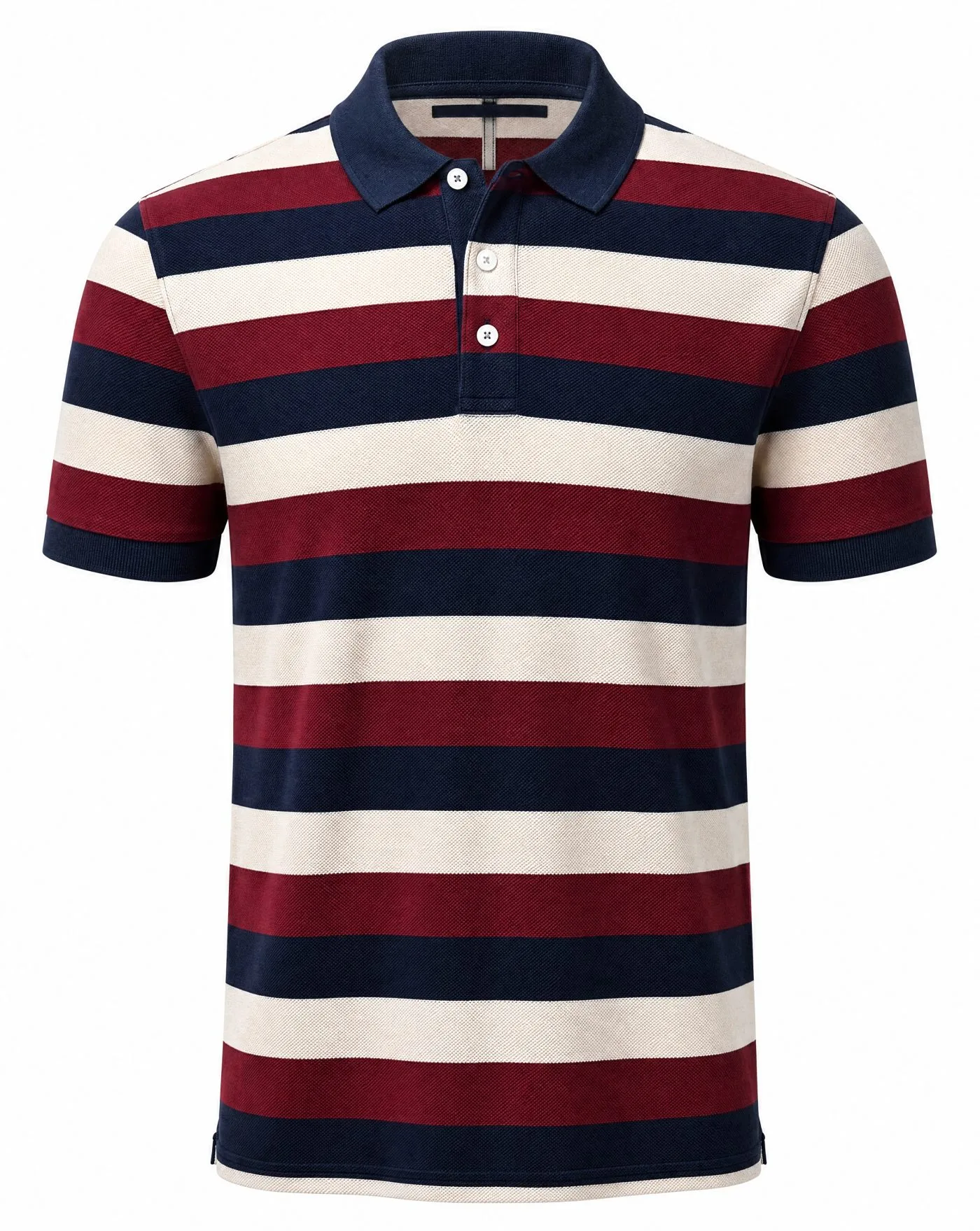 Heritage Rugby Stripe Polo — VAUDRE
