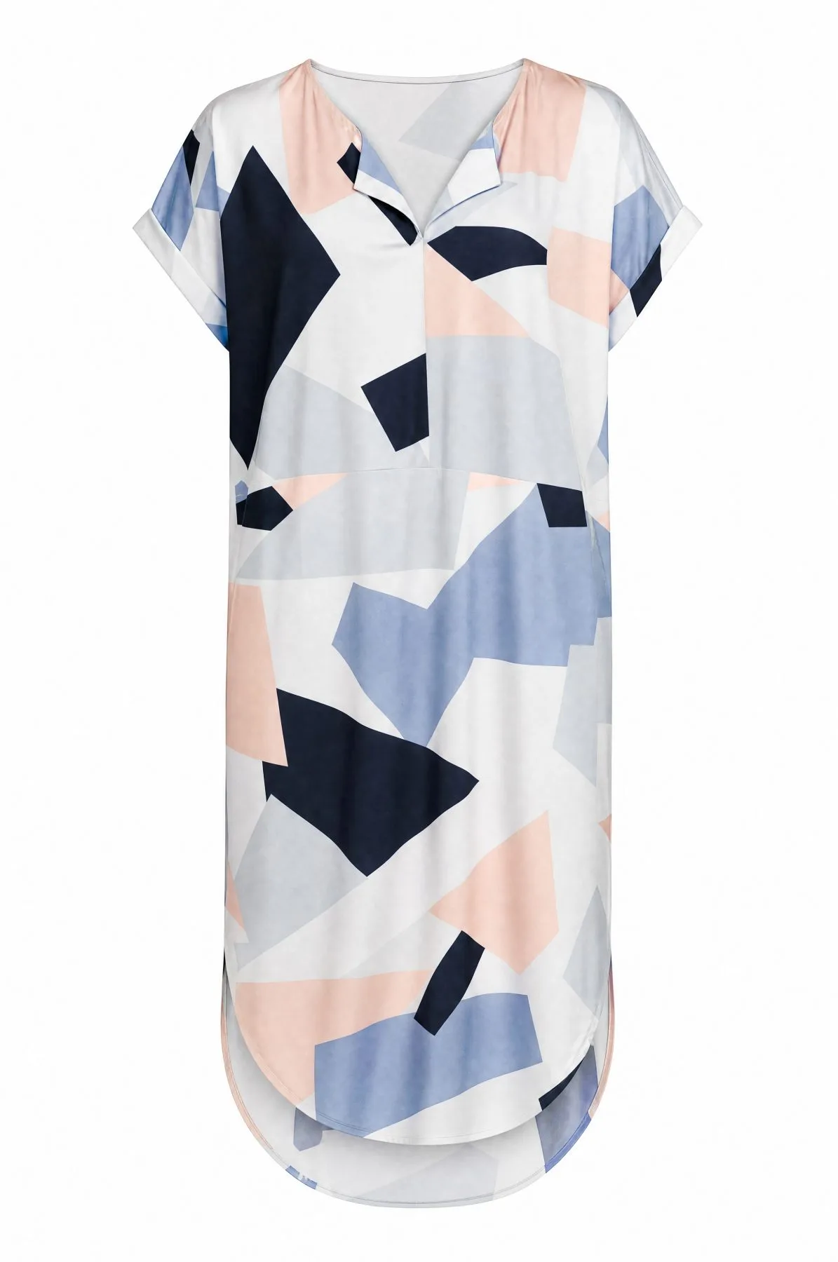 Mirage Colour‑Block Kaftan Maxi — VAUDRE