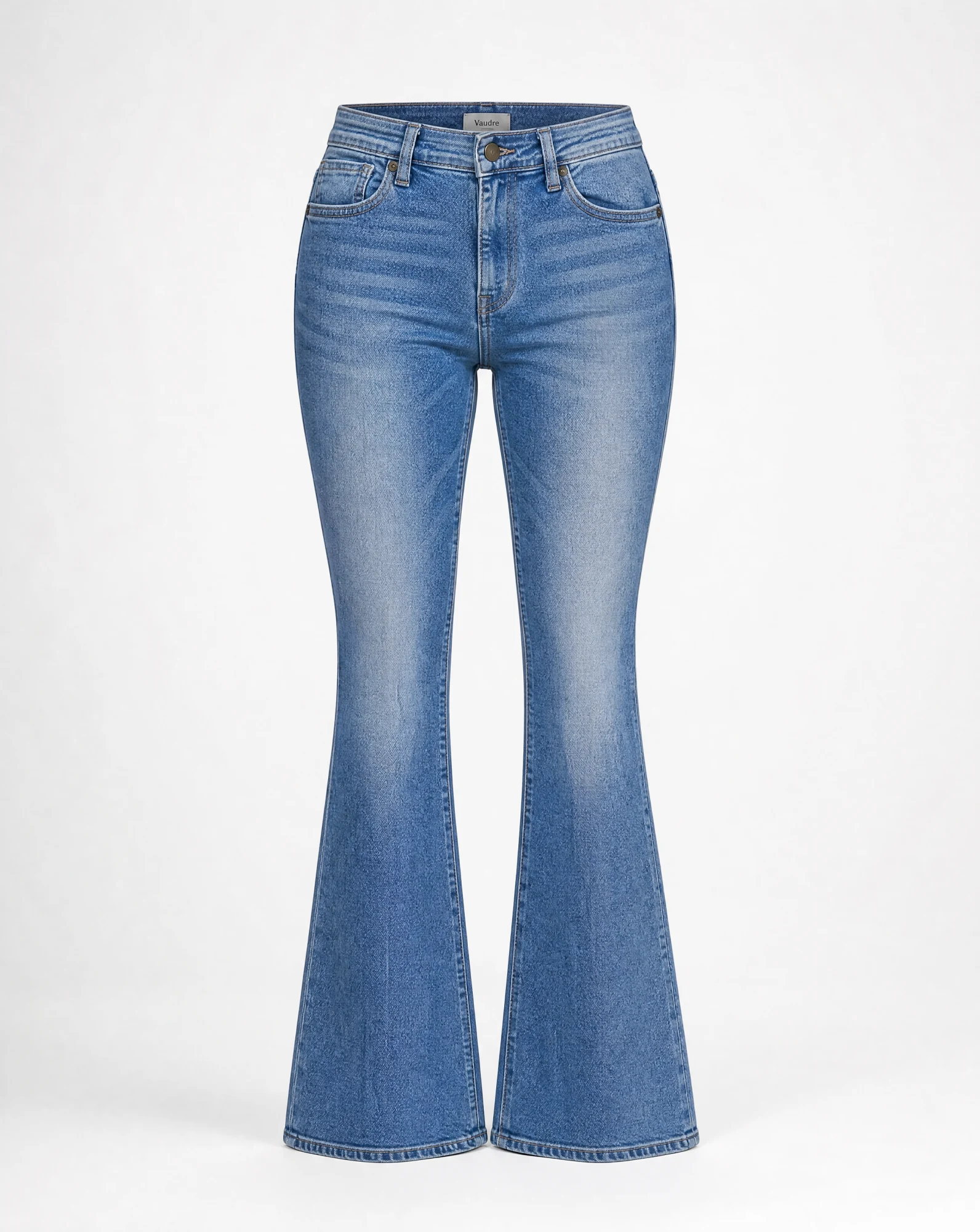 Sculpt High-Rise Flare Denim — VAUDRE