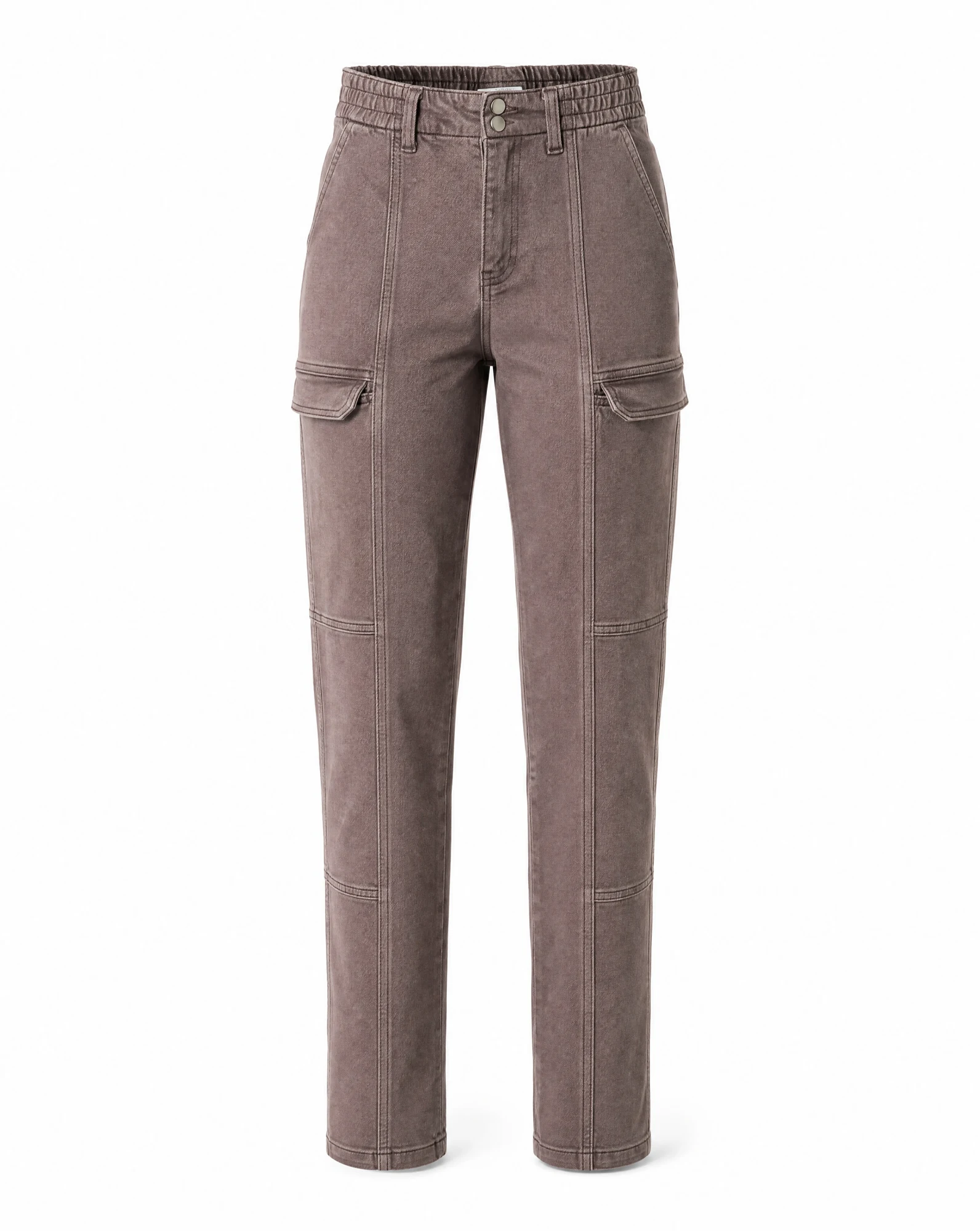 Washed Mocha Cargo Pant — VAUDRE
