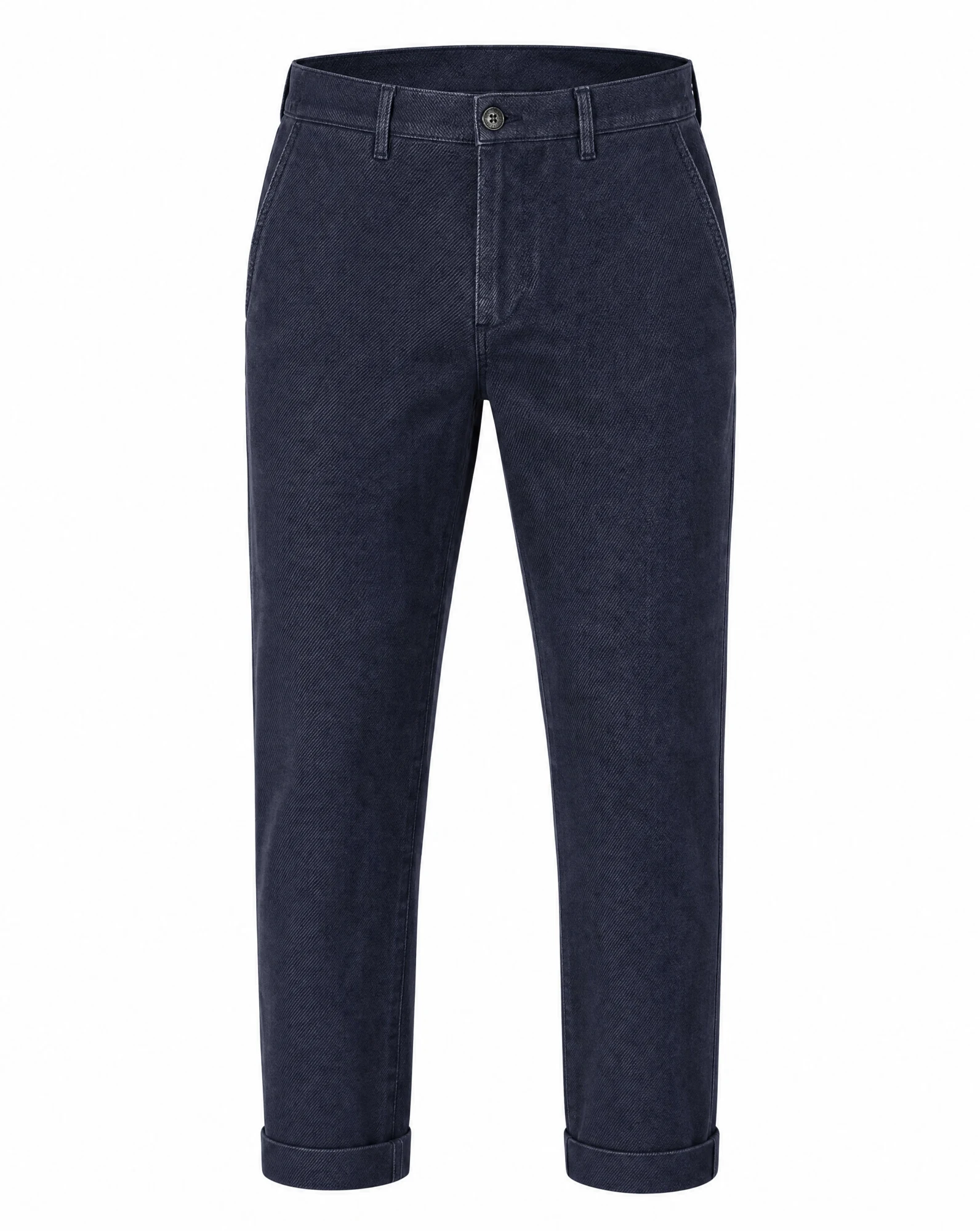 Washed Navy Straight Chino — VAUDRE