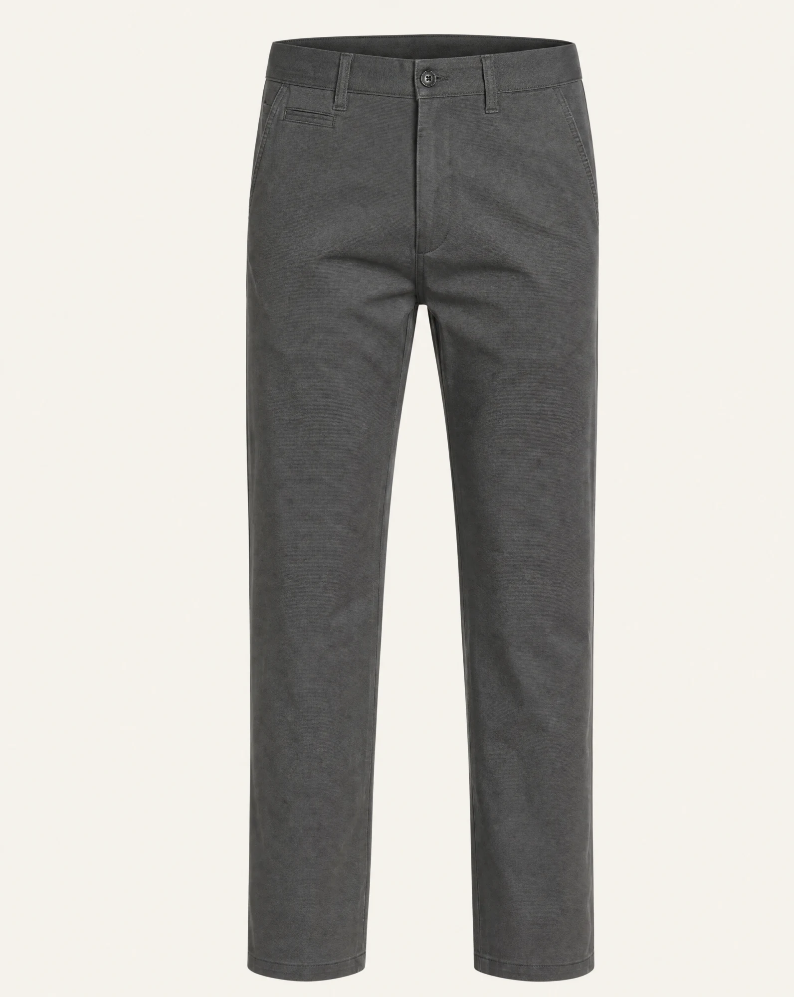 Washed Charcoal Straight Chino — VAUDRE