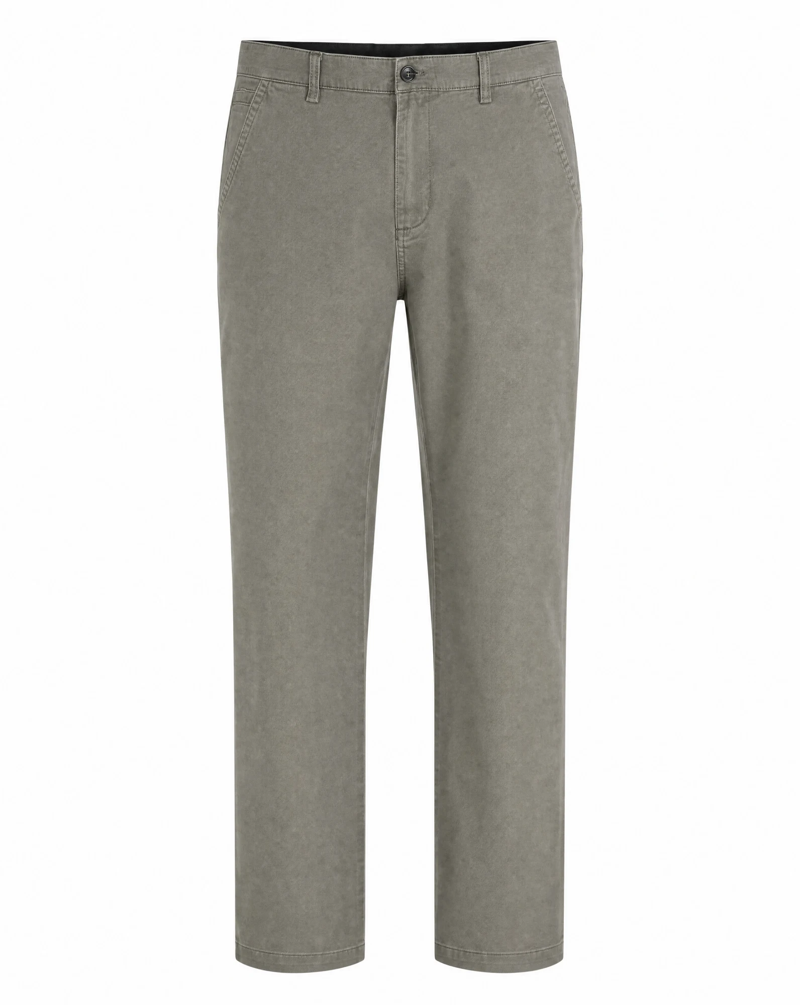 Washed Olive Straight Chino — VAUDRE