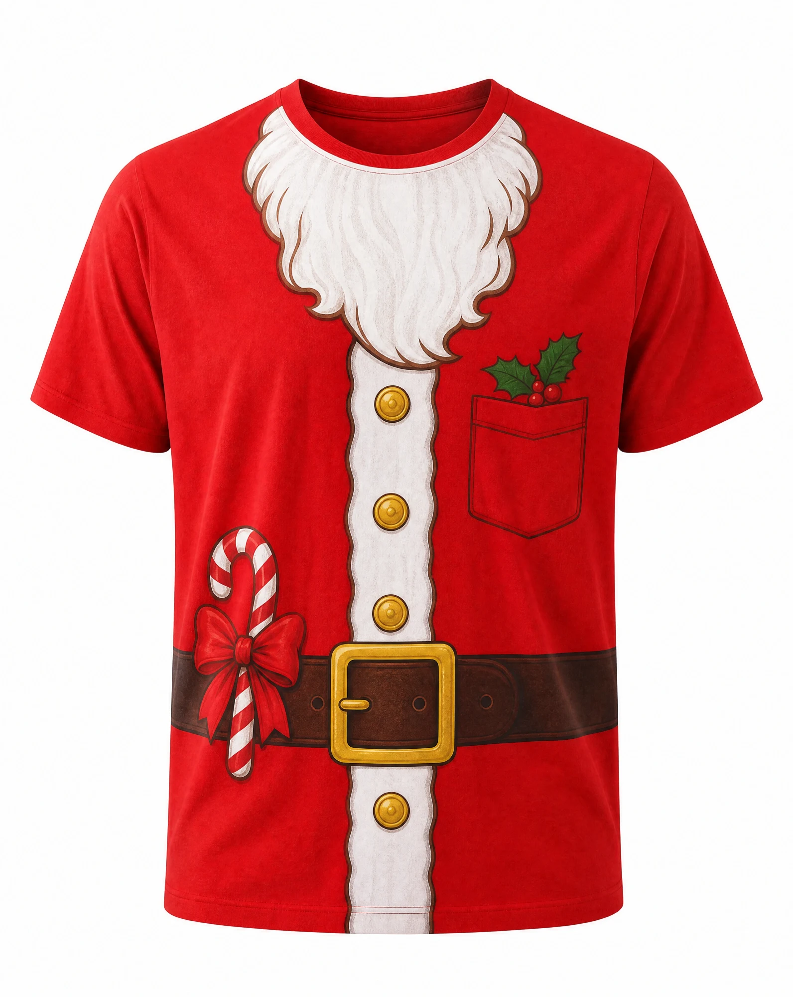 Santa Suit Novelty T‑Shirt — VAUDRE