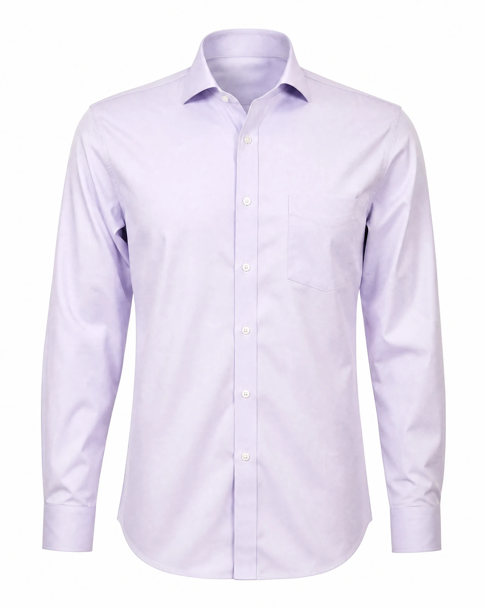 Lilac Cotton Formal Shirt — VAUDRE