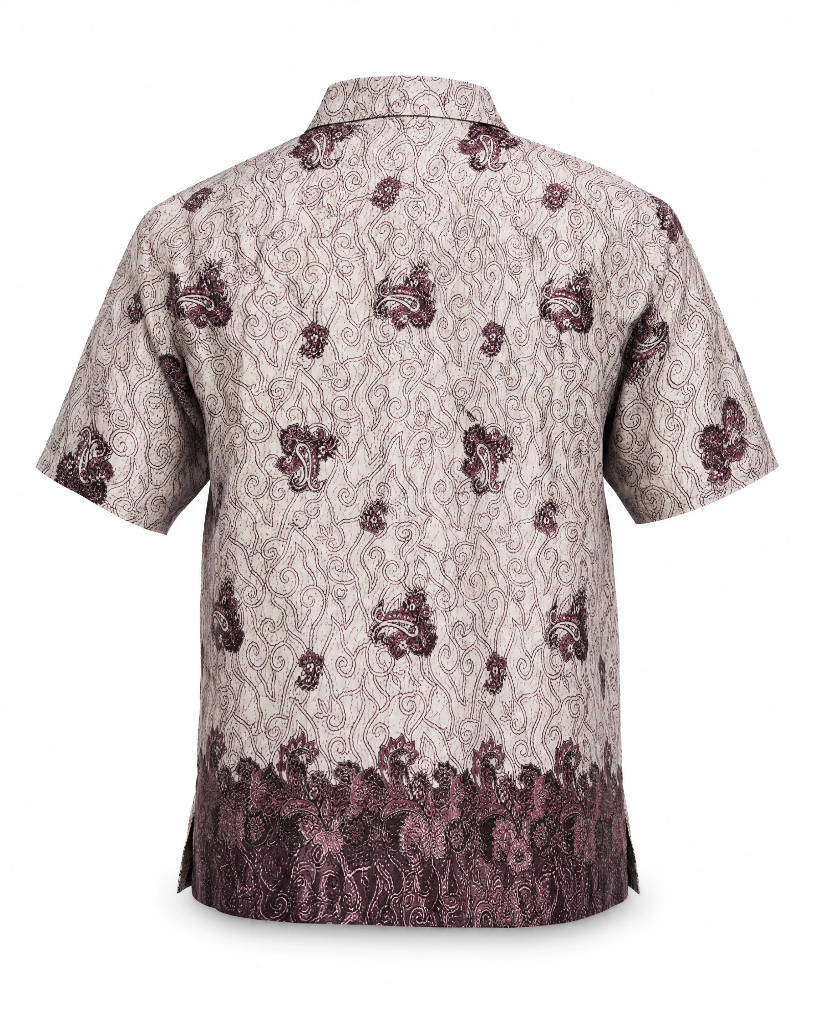 070720●  CIOTA Paisley ＆ Batik B.D Shirt Batik Paisley Silk Shirt — Numbered Limited Edition | VAUDRE