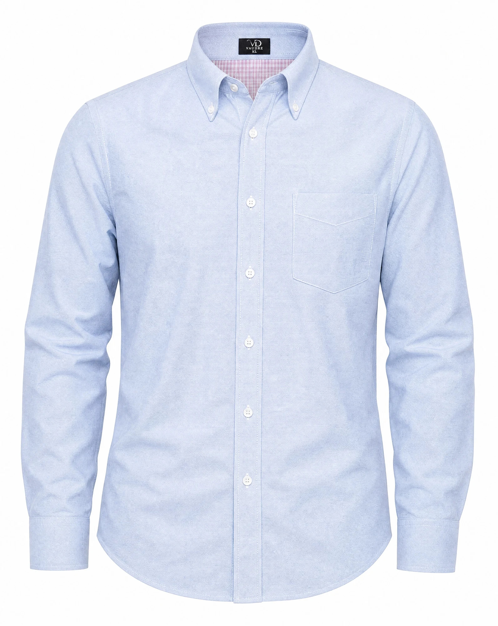 The Oxford Blue Button-Down Shirt — VAUDRE